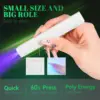 UV LED Nail Lamp Mini UV Nail Lamp for Manicure Portable Nail Dryer Stand Lamp Professional Ultraviolet Mini Nails Drying Light 2