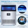 Commercial Ice Maker, 120 lb/24 Hour Stainless Steel Under Counter Ice Machine, LED Digital Display Ice Maker Machine 5