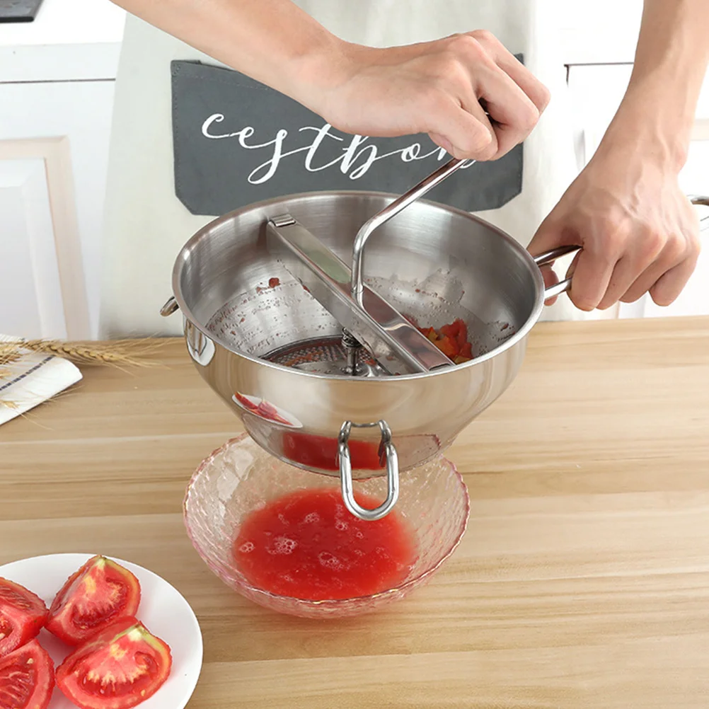 

Stainless Steel Stirrer Mash Household Potato Masher Ricer Whisk Potatoes Handheld Pumpkin Food