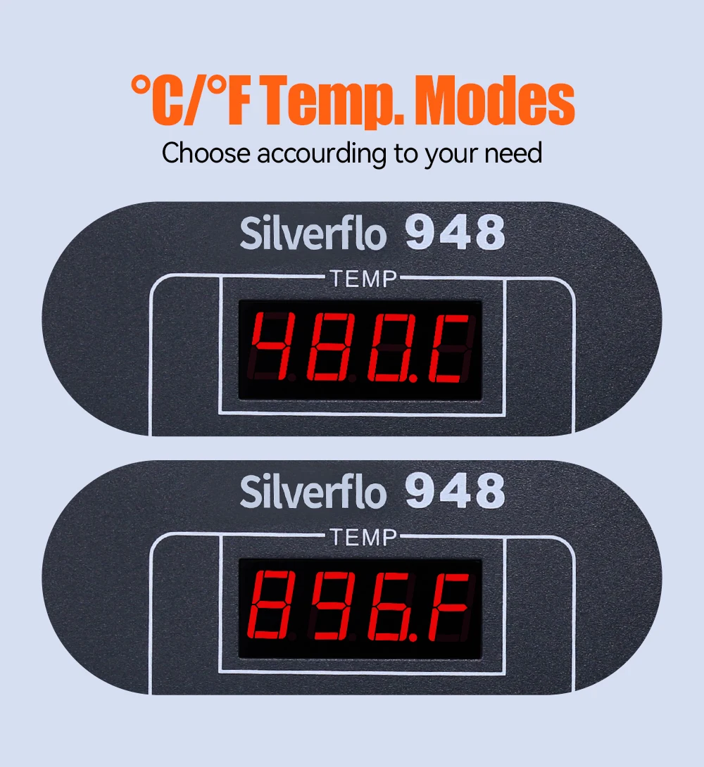 Silverflo 948 Desoldering Station 90W Suction Tin Gun Electric Vacuum Solder Sucker Gun For  IC Chips In-Line Pins Repair best soldering iron for electronics