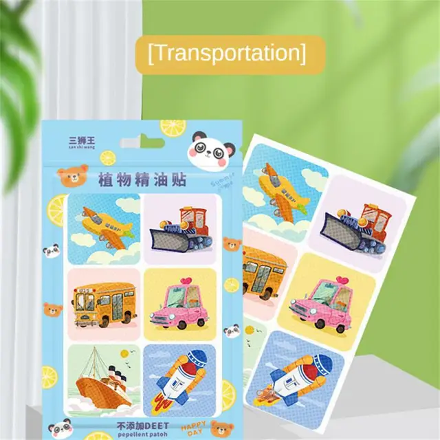 Szúnyog Javítás Természetes Nyári Kemping Utazási Kellékek Szúnyogtaszító Matricák Tartják A Rovarokat Távol Messze Babar Gondozást Kawaii