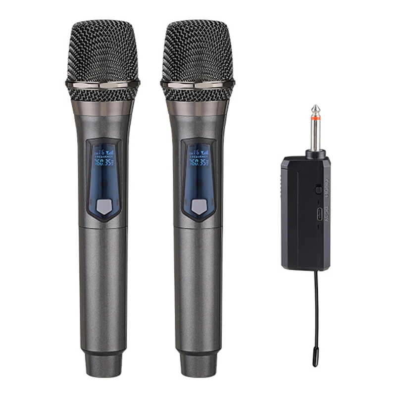 Professional Wireless Microphone Church 2 Channels Wireless Microphone 2023 New Aliexpress