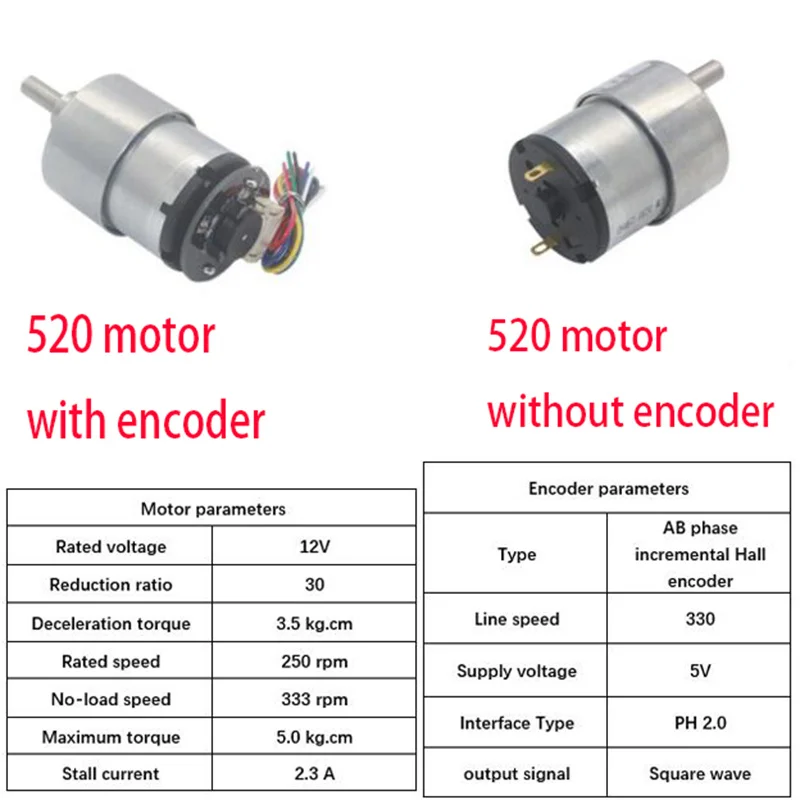 Evitar obstáculos, DC Gear Motor, 4 rodas, 4WD, 520, 370