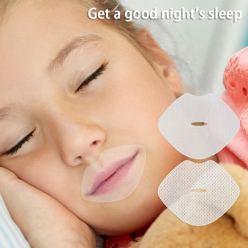 30Pcs Anti Snoring Sleep Strips Sticker Gentle Less Mouth Seal Tape Stop Snore Mouth Correction Sticker Tape
