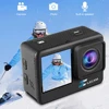 4K UHD 2.0 Inch IPS Screen Bicycle Video Recording Camera Outdoor Sport Cam Dual Screen Display 30M Waterproof Underwater Camera 4