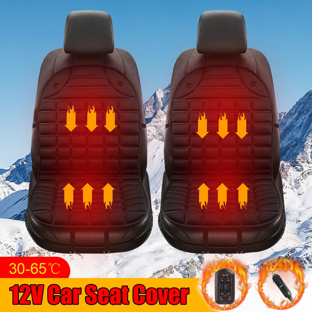 12V Autos itz Heizung Kissen beheizte Abdeckung elektrische Heizung Winter Haushalt Stuhl wärmer Safe Kit Autozubehör Interieur – Detail 3