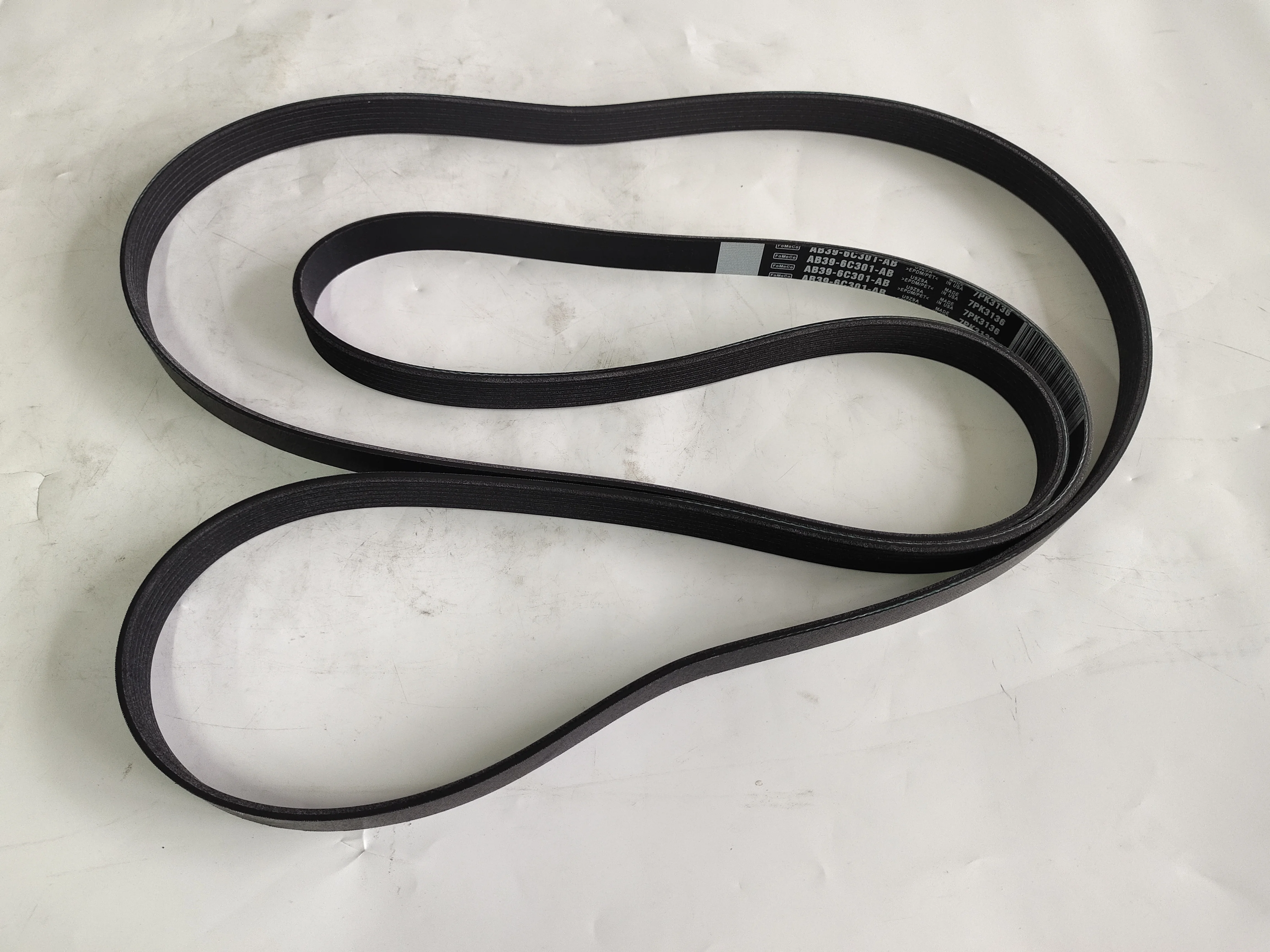 For Ford ranger T6 2.2L engine belt fan belt AB39-6C301-AB 7PK3136 AB39-6C301-CB ranger 3.2L
