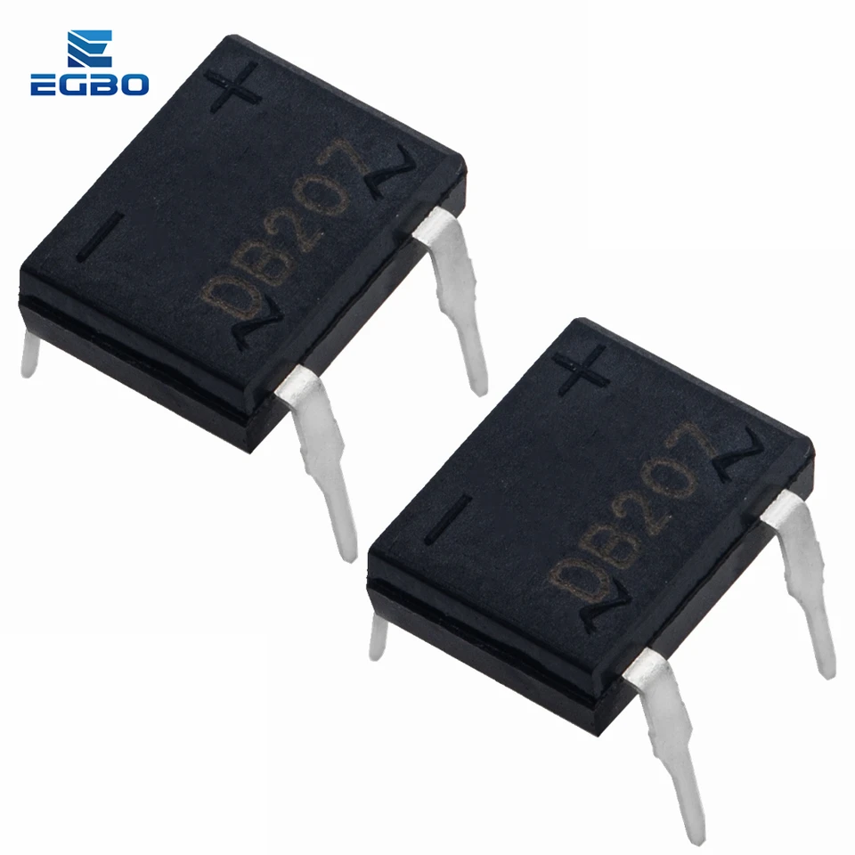 20 Pieces DB107S SMD Bridge Rectifiers - 1 Amp 1000V, Perfect For Electronics Projects