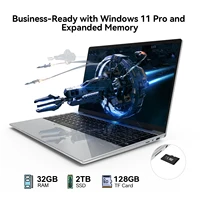 LENO NEW 15.6" Laptop 32GB 2TB Intel Core i9 9900 Windows 11 1920*1080 HD Gaming Computer PC Gamer office Ultra Slim Notebook 2