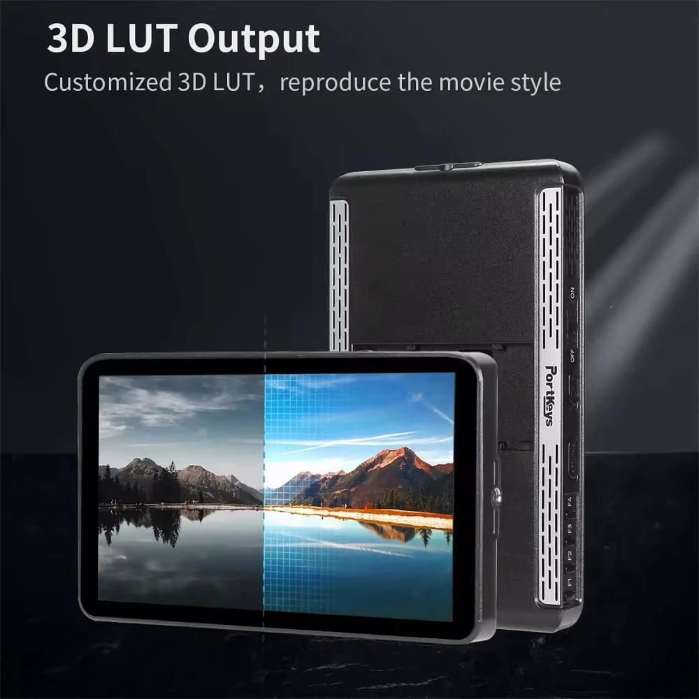 Portkeys Lh 7P Draadloze Camera Controle 4K Monitor Dslr Studio Monitoren 1000nit On-Camera Veld Audio Scherm Voor Videofotograf