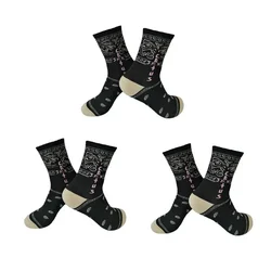 Men's Sports Street Style Hip Hop Crew Socks - 3 Pairs - 36-43EIR (5)