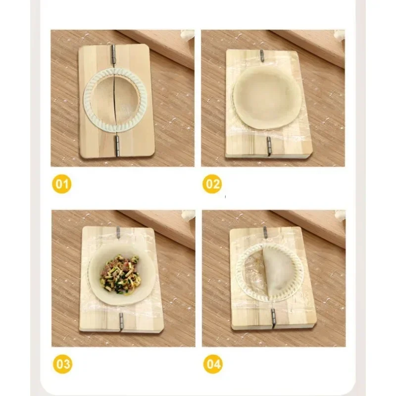 Dumpling Mould Home Kicthen Wood Dumpling Magic Tool Press Tool Special Dumplings Mold dumpling mold