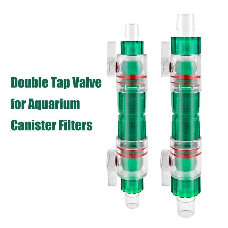 Aquarium Filter Water Valve Hose 12/16mm Flow Control Double Tap Quick Release Connector Fish Tank Filter Replace Accessories