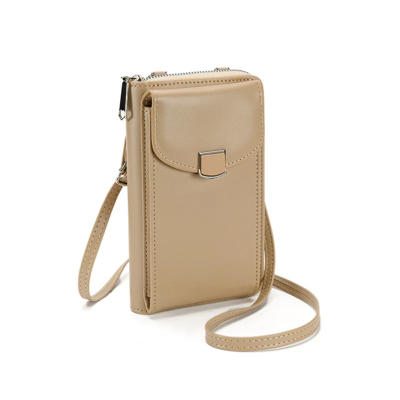 

Women Mini Wallet Single Shoulder Crossbody Cell Phone Bag Fashion Purse Versatile Satchel Multi Card Position Money Bag Keycase