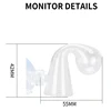 Aquarium CO2 Indicator Solution Monitor Plants Grass CO2 System Concentration Fish Tank Glass Liquid Tester Fluid Drop Checker 3