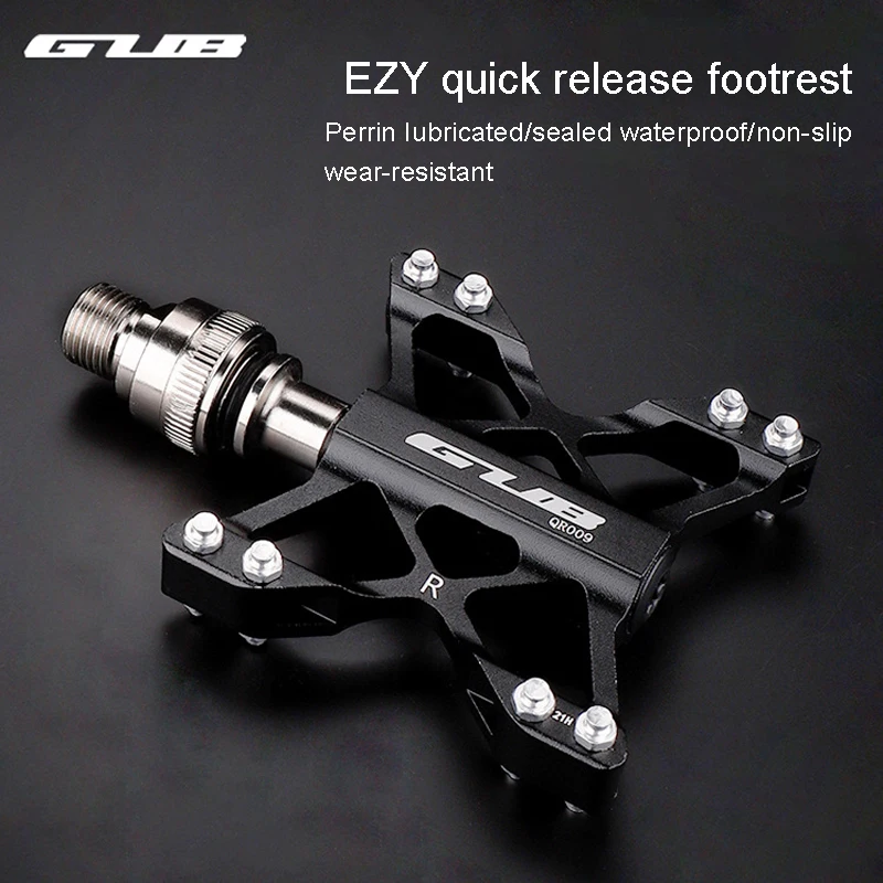 

GUB QR-009 Bicycle Quick Release Pedals Folding Bike Aluminium Peeling Pedals Bicycle Tuning For Brompton For DAHON