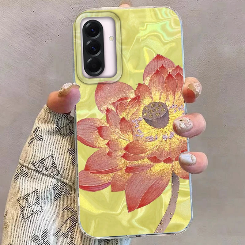 Elegant Lotus Flower Phone Case - Stylish Protective Cover with Floral Design