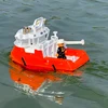 Q-Version Remote-Controlled Tugboat Cute Speedboat Water Sports Boat Model Charging Wireless Electric Boy Toy Gift 3