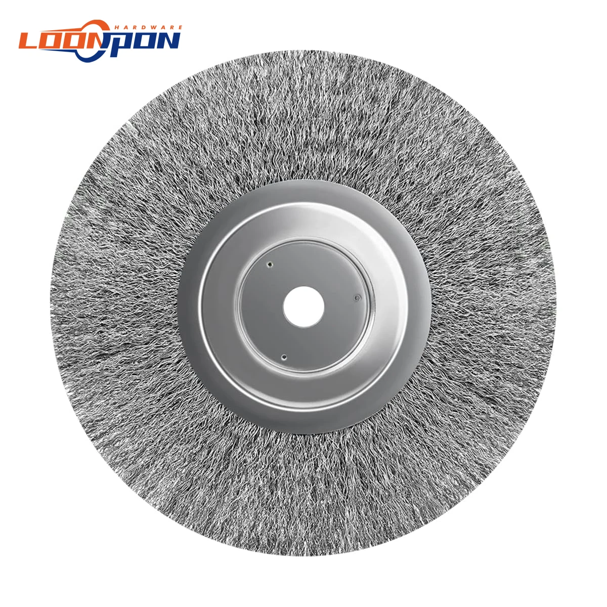

100mm Stainless Steel Wire Crimped Wheel Brush with 16mm Bore for Angle Grinder Derusting Cleaning and Surface Polishing 1Pc
