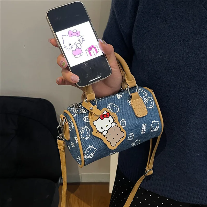 Hello Kitty Mini Women'S Handbag Cartoon Cute Women'S Shoulder Messenger Bag Fashion Casual Mini Women'S Bag Gift New