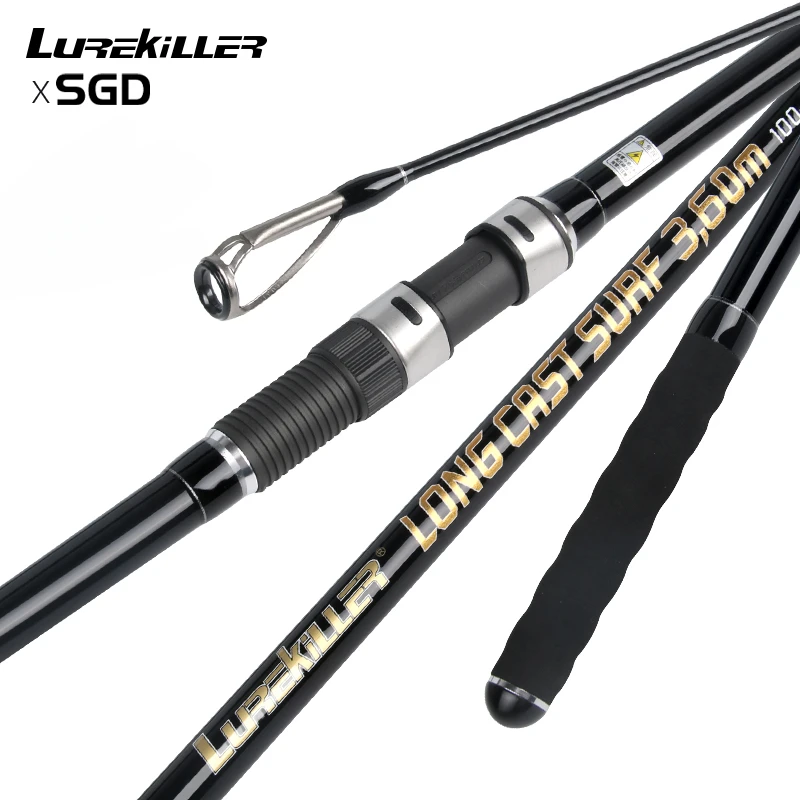 LUREKILLER Long Cast Surf Rods 3.6m 4.2m 4.5m Rod Surf 3 Section Casting  Fishing Japan Fuji Guide Reel Seat Distance feeder Rods - AliExpress