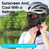 WEST BIKING Summer Balaclava For Men Cycling Caps With Visor Full Face UV Protection Mesh Mask Reflective Cooling Sport Gear 5