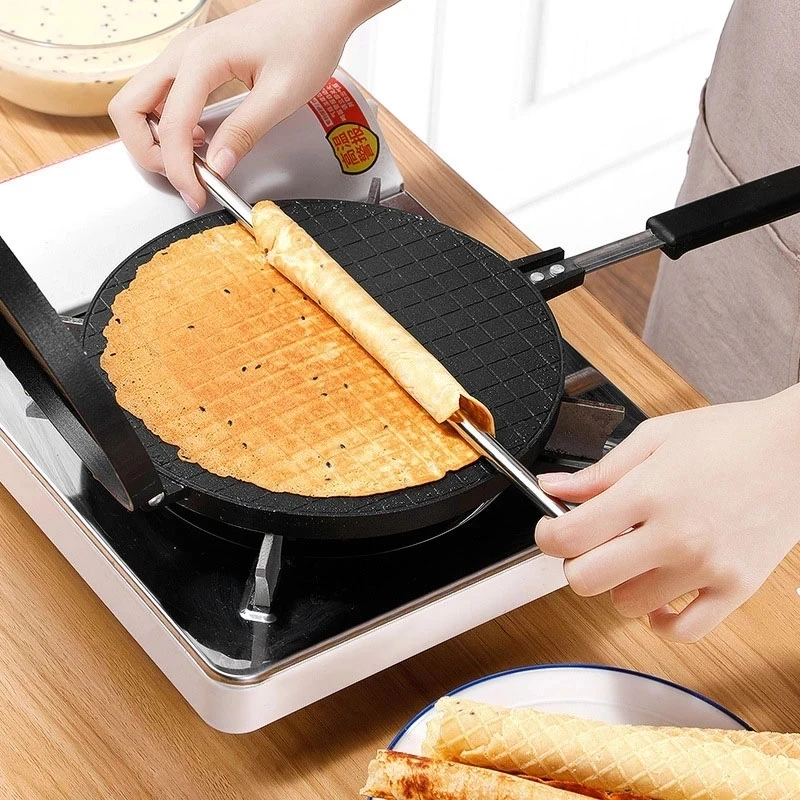 Egg Roll Waffle Maker Nonstick Cake Mold For Home Bakeware DIY Mini Ice Cream Cone Tool Baking Pastry Utensils Kitchen Supplies