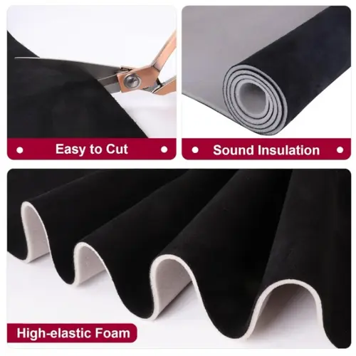 Max 200x150cm Suede Roof Lining Headliner Fabric Foam Material for Car Interior Upholstery Repair Ceiling Sky Fabrics Cloth DIY - Image 3