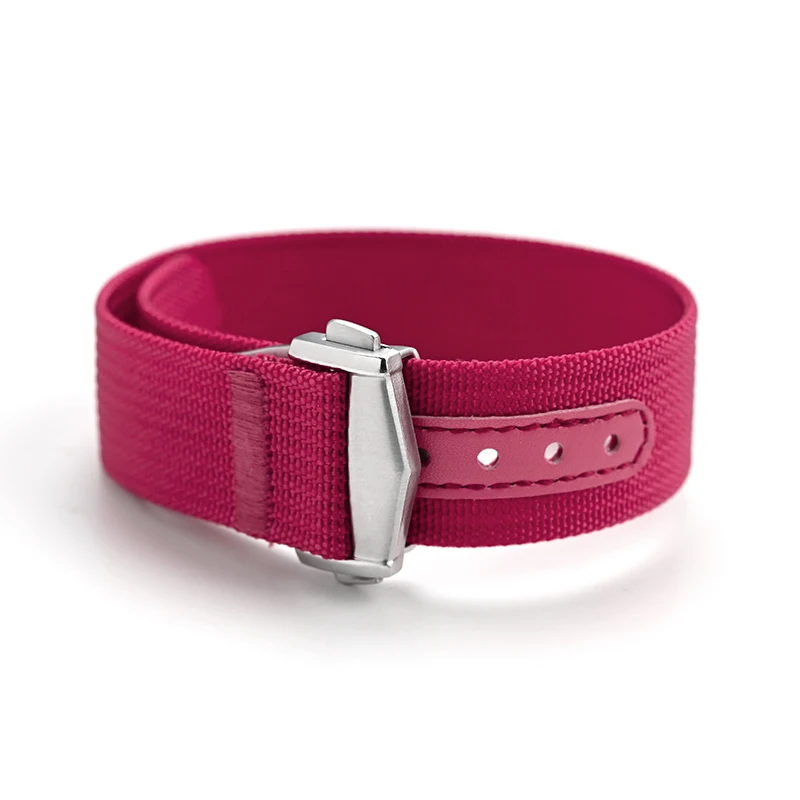 Premium Nylon NATO Watch Strap with Sport Folding Clasp - Canvas Belt in 20mm/22mm Sizes