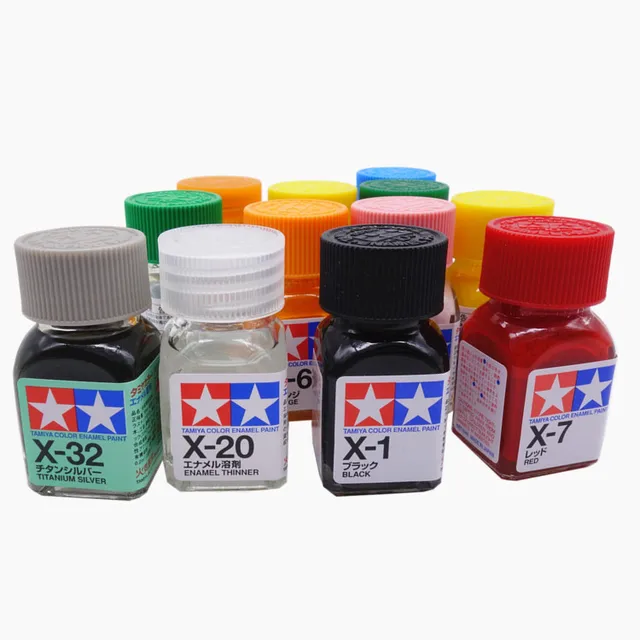 10ml Tamiya Enamel Paint Gross Colors Painting X1-X24 For Gundam Model  Brush Spray Painting DIY