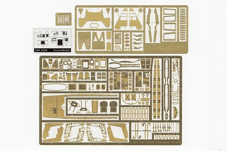 Dream Model Dm2008-1 1/48 F-14D Photo-Inciso Sheet Deluxe Edition Per Hasegawa