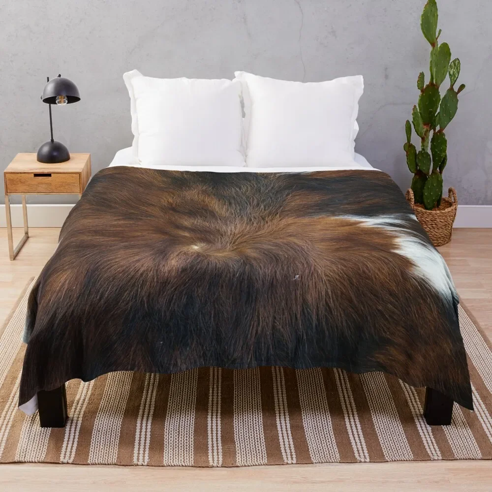 

Cowprint art (photograph, smooth print) Throw Blanket For Baby for winter christmas decoration Cute Plaid Blankets