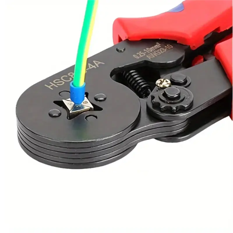 Crimper Plier HSC8 6-4 0.25-10mm ² 23-7AWG For Ferrule Tubular Terminals Ferrule Crimping Clamp Set Wire Head Electrician Tool image 4