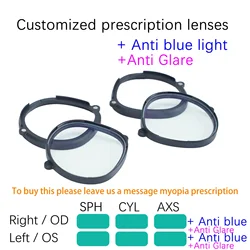 Prescription Magnetic VR Glasses with Anti-Blue Protection (Anti-Glare Anti-Blue)