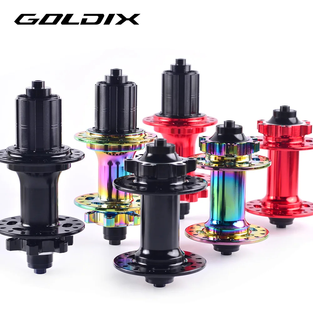 120 Click Hub 6 Bearing mountain bicycle hubs Front Rear 28 32 36 Holes QR Thru-axle Disc Brake Bicycle MS/XD Hubs 12Speed