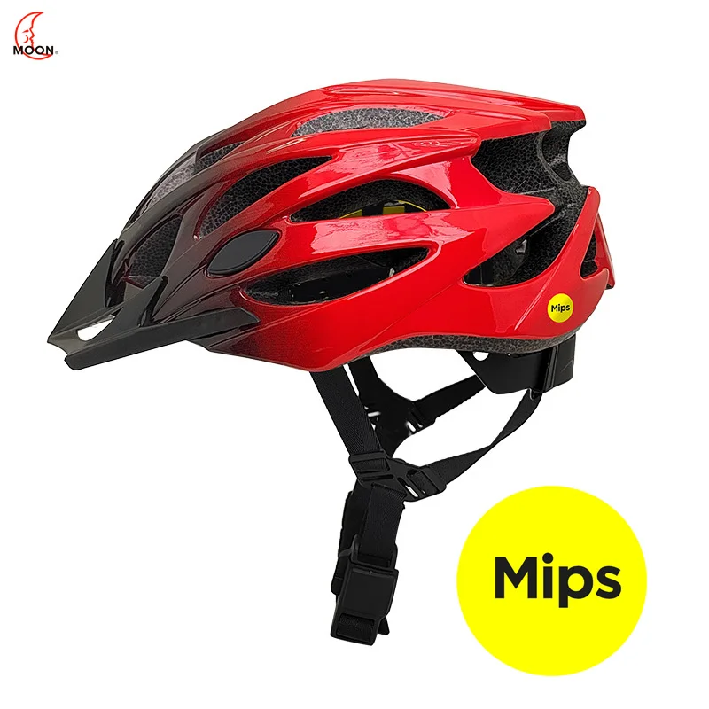 Moon Mips-Casco da ciclismo da montagna leggero per adulti e giovani, bici da strada, protezione dagli urti, casco da bici ricreativo  18