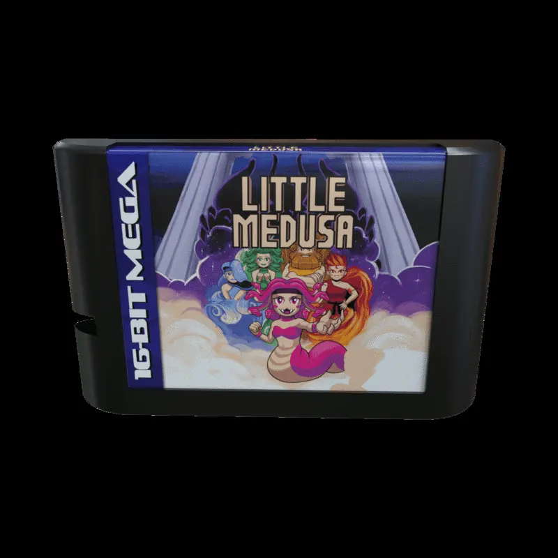 

MD Little Medusa - Strategy Puzzle Video 16Bit Game Cart For Mega Drive Genesis