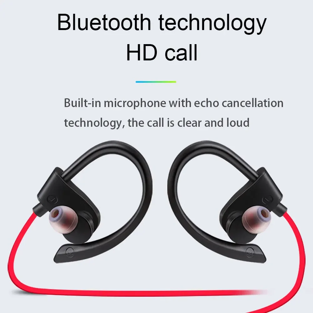 Wireless Bluetooth Headphones Stereo Hook Headset Music Sport Earphone Gaming Handsfree Earphone for All Smart Phones Audifonos 3