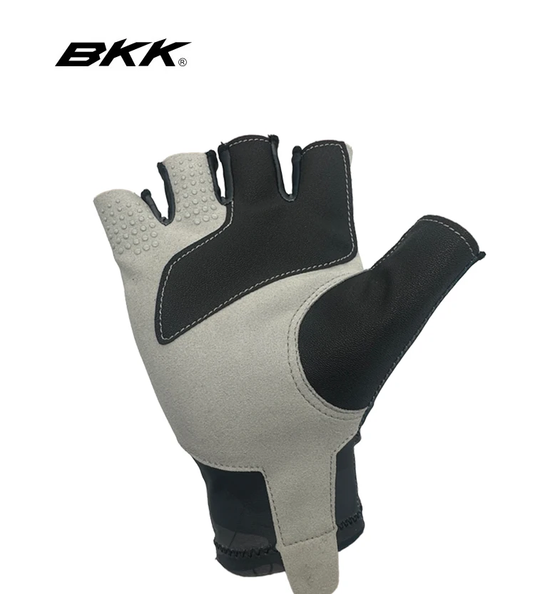 Description Picture 2 of itemNew BKIKI Fishing Half-finger Gloves Thin Outdoor Sports Non-slip Fitness Cycling Fingerless