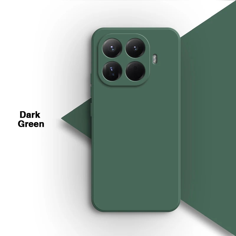Original Liquid Silicone Shockproof Back Cover with Classic Square Design