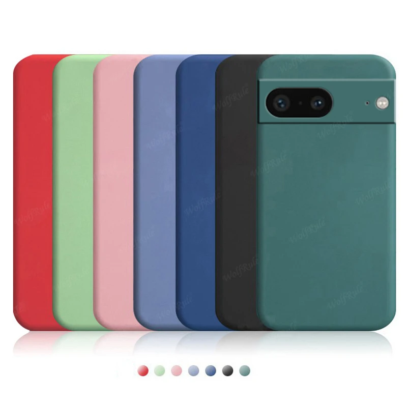 Per Cover Google Pixel 7 Custodia Per Google Pixel 7 6 8 Pro 7A 6A Capa Paraurti In Silicone Liquido Antiurto Tpu Cover Morbida Google Pixel 7 Pro Fun