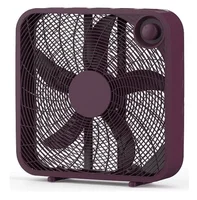NEW 20" 3-Speed Portable Box Fan, FB50-16HE, New, Dark Purple USA 1