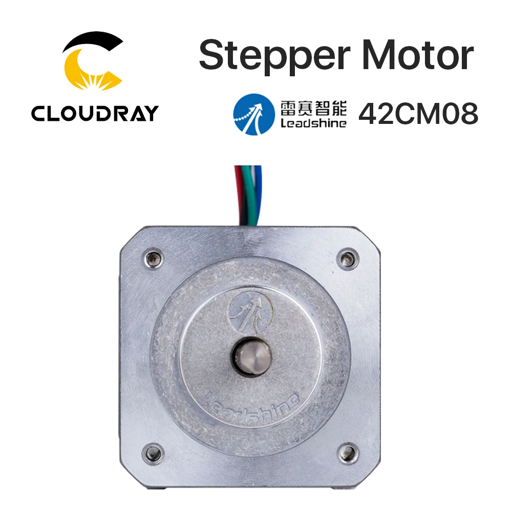 Stepper Motor Leadshine Nema 17 Stepper Motor (42CM08) 60mm 0.8N.m 2.5A 4-lead For 3D printer CNC Engraving Milling Machine