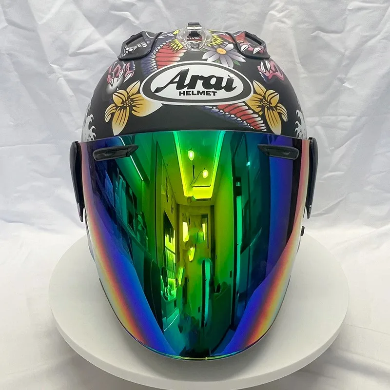 

VZ-RAM High Quality ABS Classic 3/4 Open Face Helmet, For Vintage Motorcycle and Cruise Motorcycle Protection Helmets,Dragon