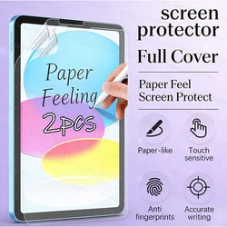 2 - Pack Frosted Flat Protective Film for Smooth Writing and Painting (iPad Air 11 2024 M2)