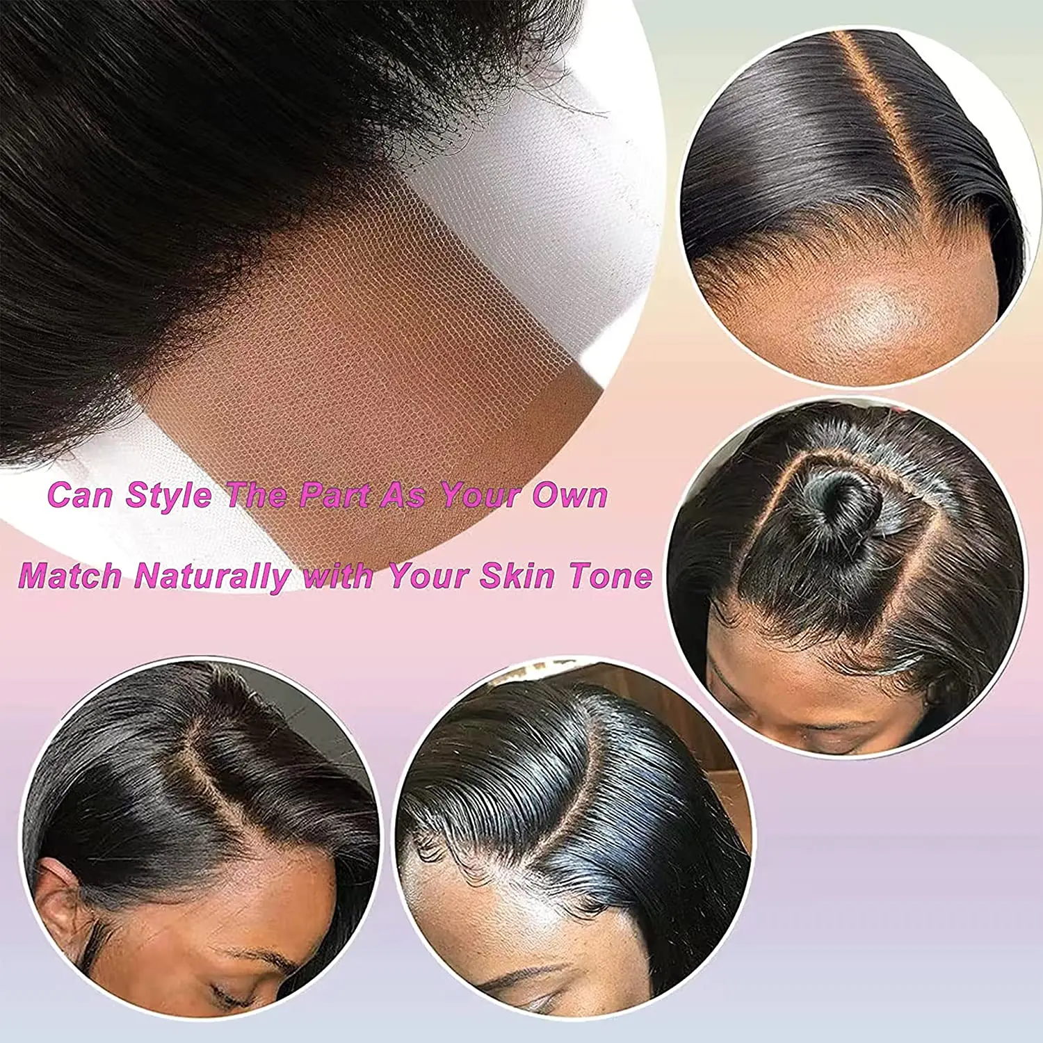 Lace Frontal Only 13x4 Water Wave Closure Human Hair Brazilian Lace Frontal Closure Deep HD Transparent Lace Front Closure Only 5