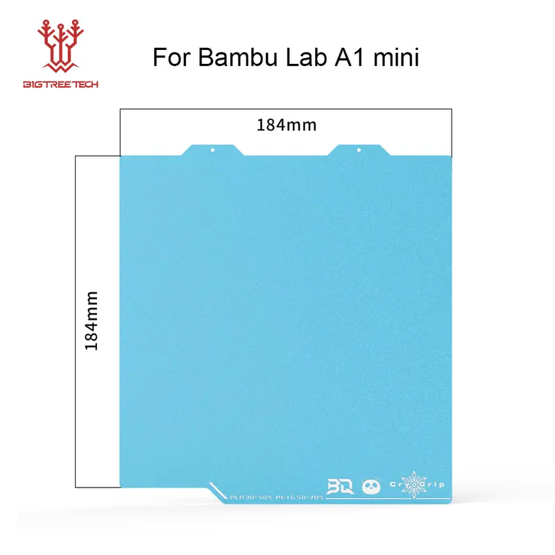 BIQU Panda Build Plate CryoGrip Pro Coating No Clog Spring Steel Double-sided for BambuLab Voron Kobra Adventurer 5M 3D Printer - Image 24
