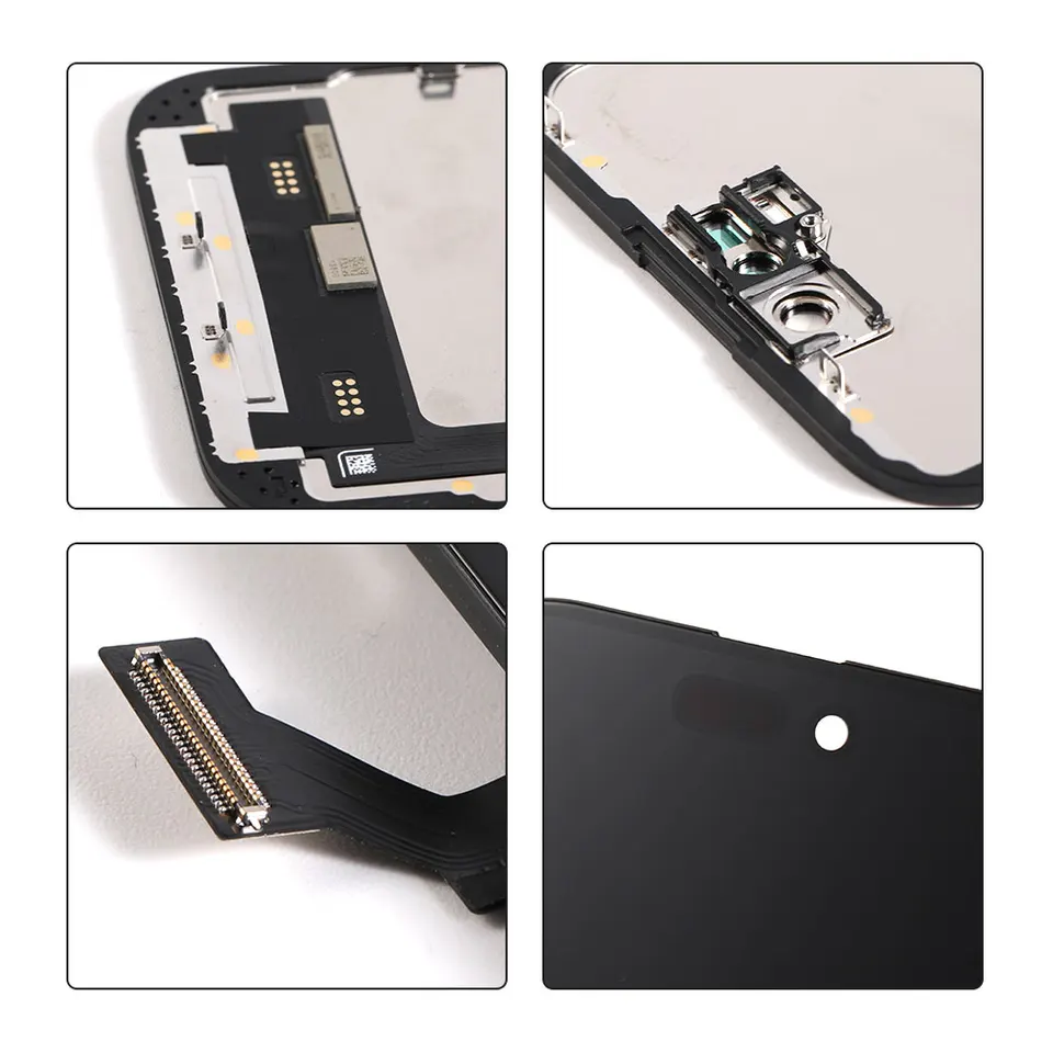 2 個 Incell ソフト OLED iPhone 13 14 Pro Max 15 Plus 16 Pro Max