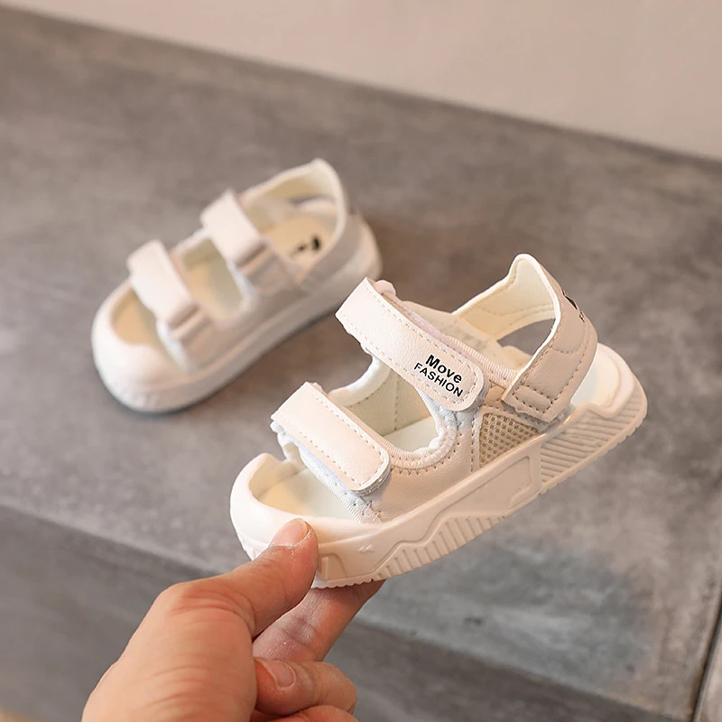 Kids Sandals Sandals and Clogs Baby Sandals Kids Shoes Summer Baby Girls Boys Anti-collision Soft Bottom Non-slip Infant Casual Beach