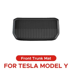 Premium Waterproof TPE Trunk Mats - Front & Back, Weather-Resistant, Dual-Layer Design (Front Trunk Mat)